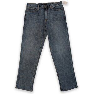 Lands End Square Rigger Blue Jeans Straight Leg Men's Size 35